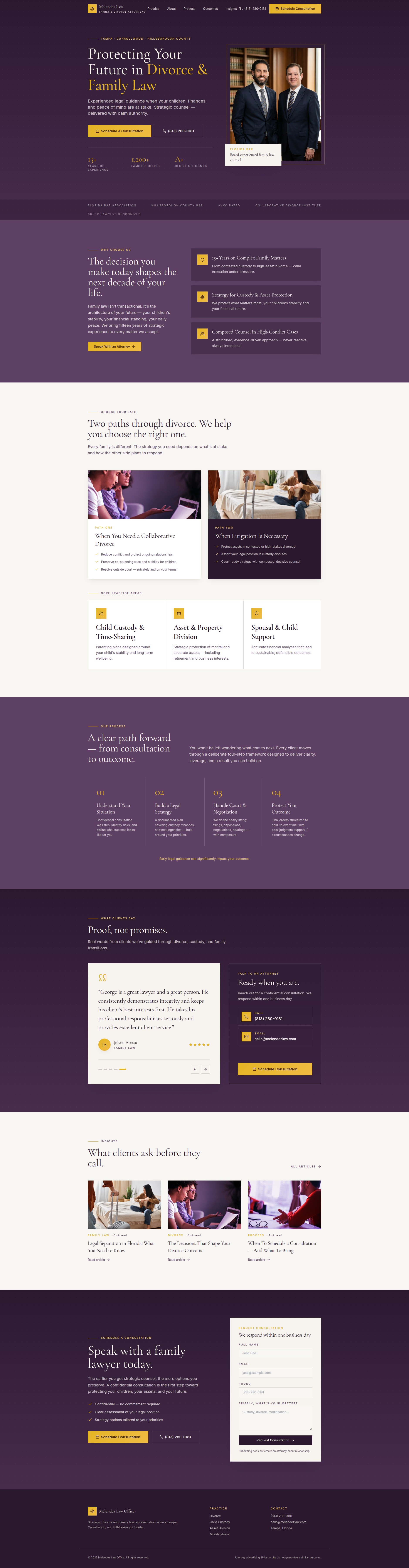 Before Homepage Mockup